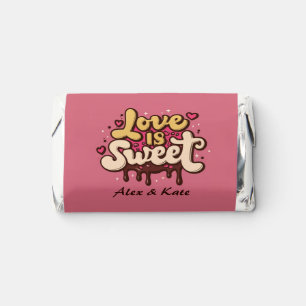 Pink Love is Sweet Wedding Hershey's Miniatures