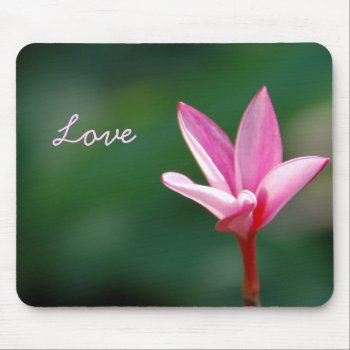 Pink Love Mousepad by pulsDesign at Zazzle