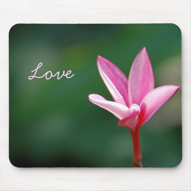 Pink Love Mousepad (Front)