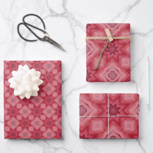 Pink Love Palette Vivid Hues Wrapping Paper Sheets