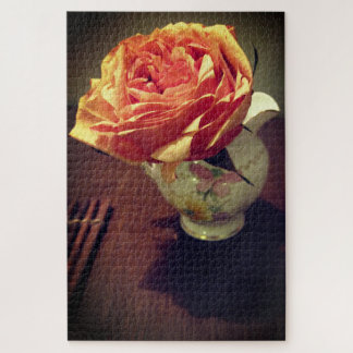 Pink Love Rose Relaxing Self-Care Jigsaw Puzzle