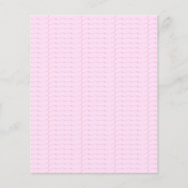 Pink Love Scrapbook Paper (Front)