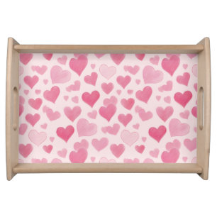 Pink Love Serving Tray