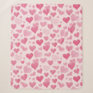 Pink Love Sherpa Blanket