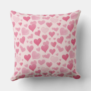 Pink Love Throw Pillow