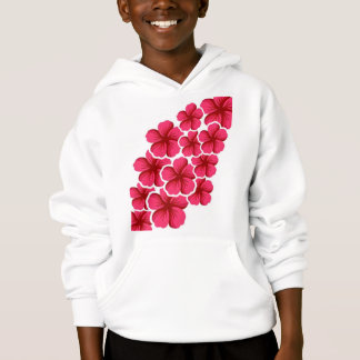 Pink loving cute flower floral hoodie
