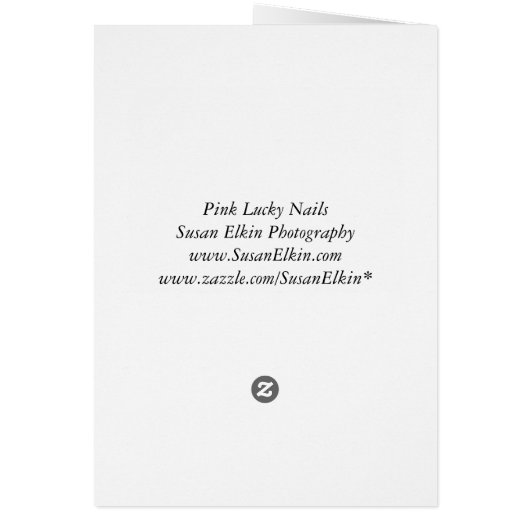 Pink Lucky Nails, Greenfield, MA (Back)