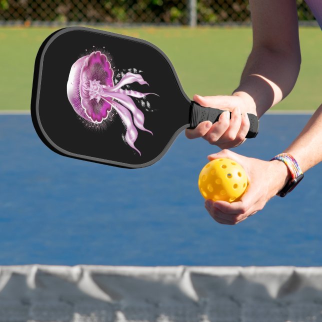 Pink Luminescent Jellyfish Pickleball Paddle (Insitu)
