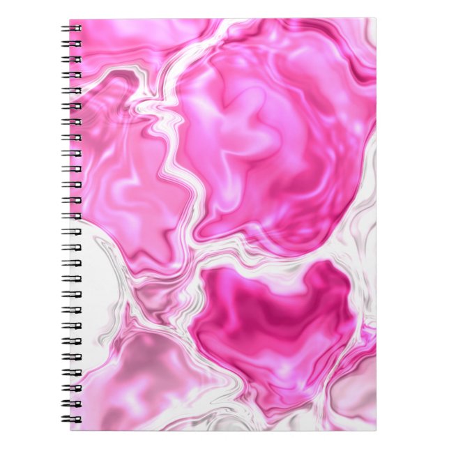 Pink Luminosity  Notebook (Front)