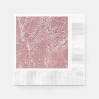 Pink Mable Style Coin Paper Napkin