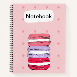 Pink Macaron Notebook