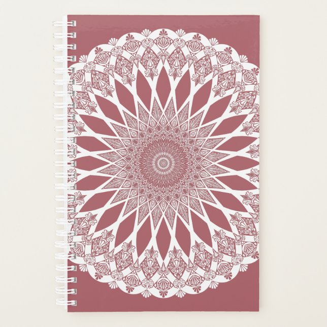 Pink Madder Tristyns Mandala Planner (Front)