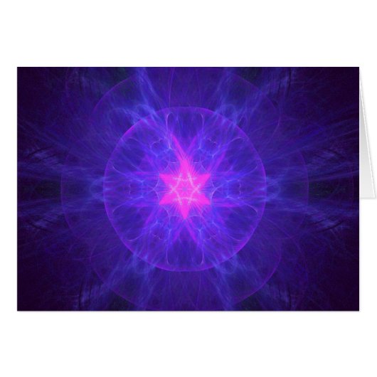 Pink Magen David Cards (Front Horizontal)