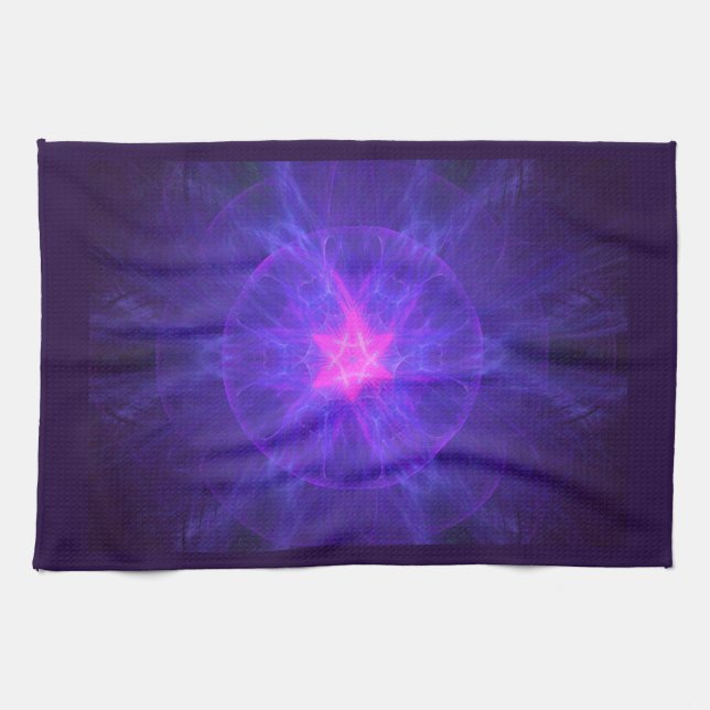 Pink Magen David Towel (Horizontal)