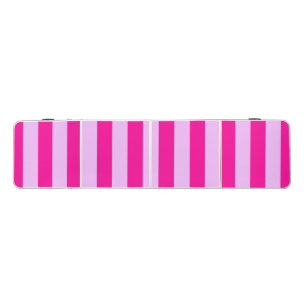 Pink & Magenta Stripe Pattern Beer Pong Table