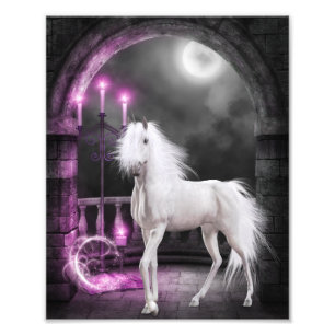 Pink Magical Unicorn Photo Print