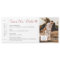 Pink Magnetic Boarding Pass Ticket Save the Date