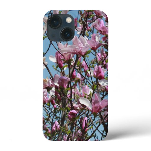 Pink Magnolia Blooms  iPhone 13 Mini Case
