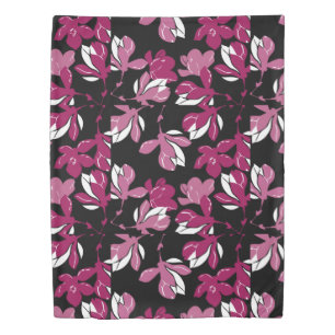 Pink magnolia botanical Print Duvet Cover