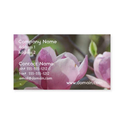 Pink Magnolia Business Card