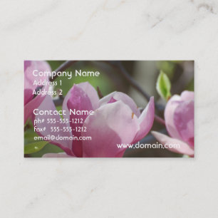 Pink Magnolia Business Card