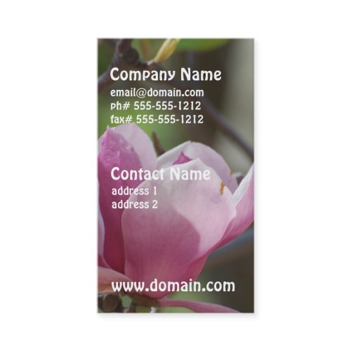 Pink Magnolia Business Card