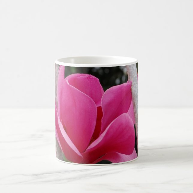 pink magnolia coffee mug (Center)