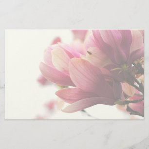 Pink Magnolia Stationery