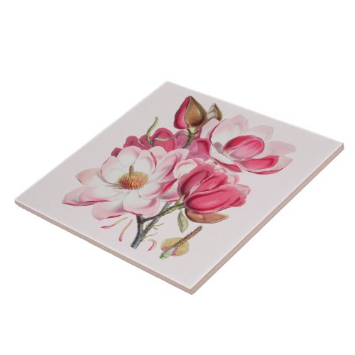 Pink Magnolia Tile