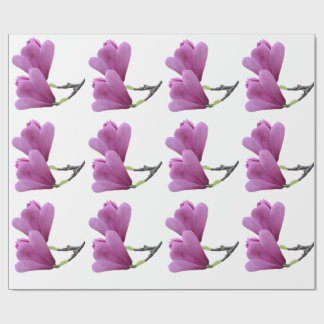 Pink Magnolia Wrapping Paper