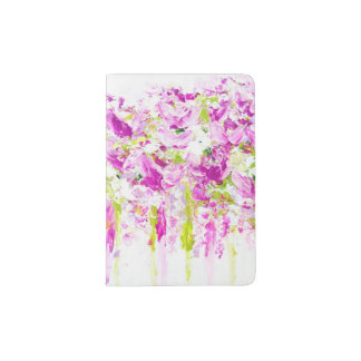 Pink Magnolias Passport Holder