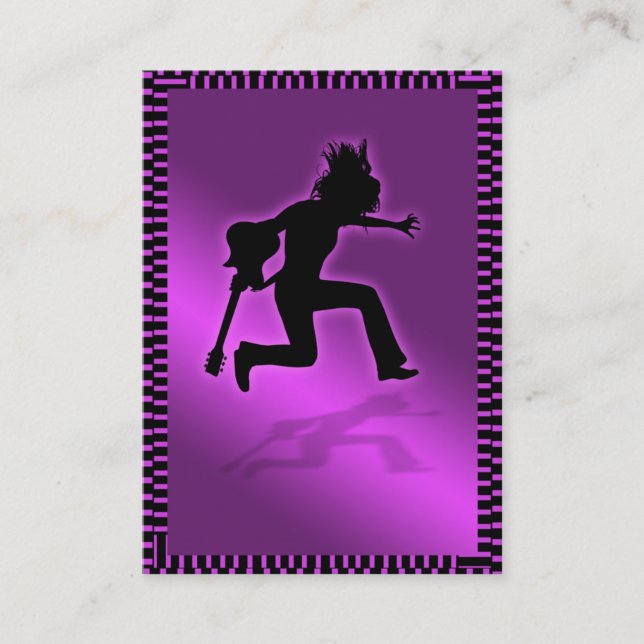 "Pink Majestic" Chubby Card (Front)