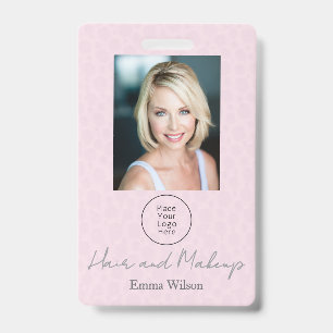 Pink Makeup Artist, Hair, Makeup & Beauty Studio Badge