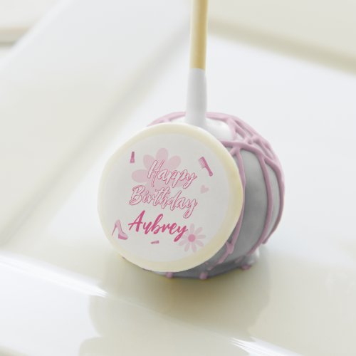 Pink Malibu Come on Besties Birthday Party Any Age Cake Pops