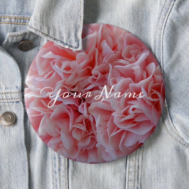  Pink Mallow Button (In Situ)