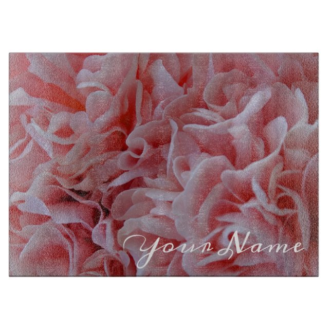  Pink Mallow Cutting Board (Front)