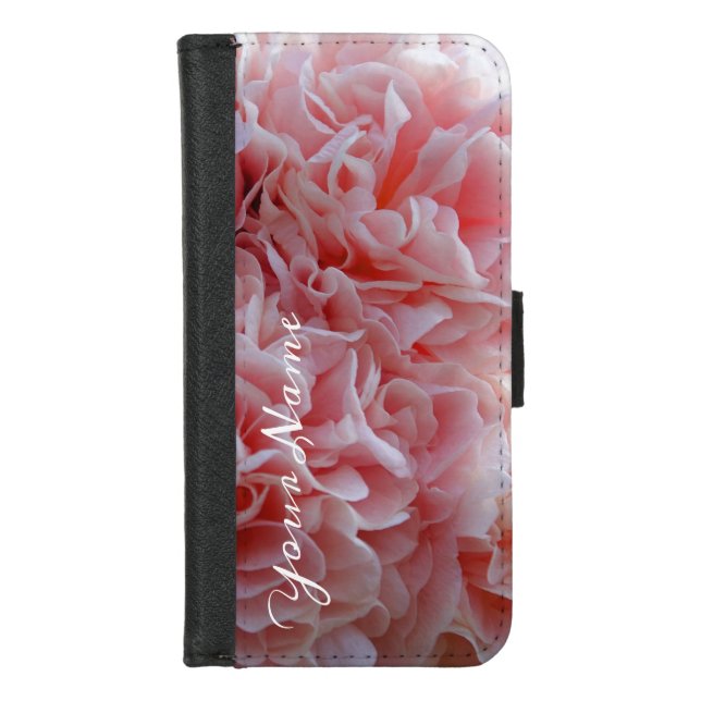  Pink Mallow iPhone Wallet Case (Front)