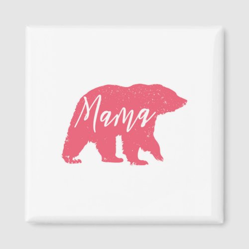 Pink Mama Bear Magnet