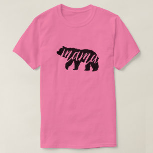 Pink Mama Bear Matching Family T-Shirt