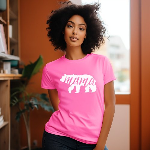 Pink Mama Bear T_Shirt