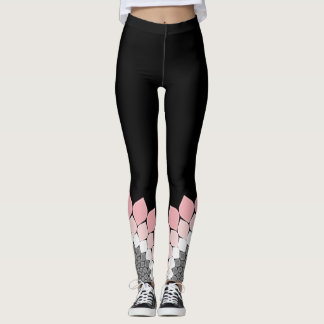 Pink Mandala artwork trendy summer and spring Leggings