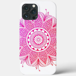 Pink Mandala iPhone 13 Pro Max Case