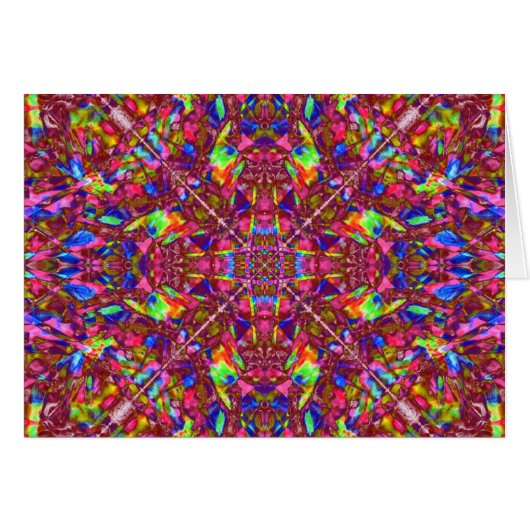 Pink Mandala Pattern Cards (Front Horizontal)