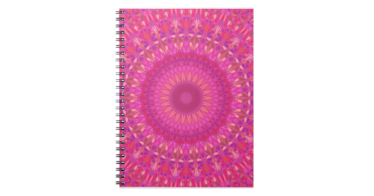 Peony Flower Spiral Notebook Note Book Writing Pad Coco Print