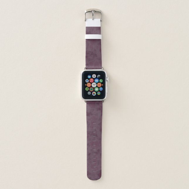 pink marble 6 apple watch band (Front)