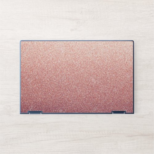 Pink Marble and Rose Gold Marble HP Laptop Skin