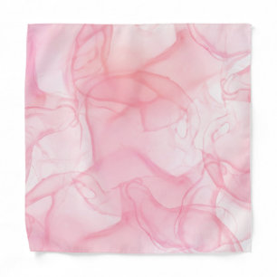 Pink marble background, fluid art background bandana