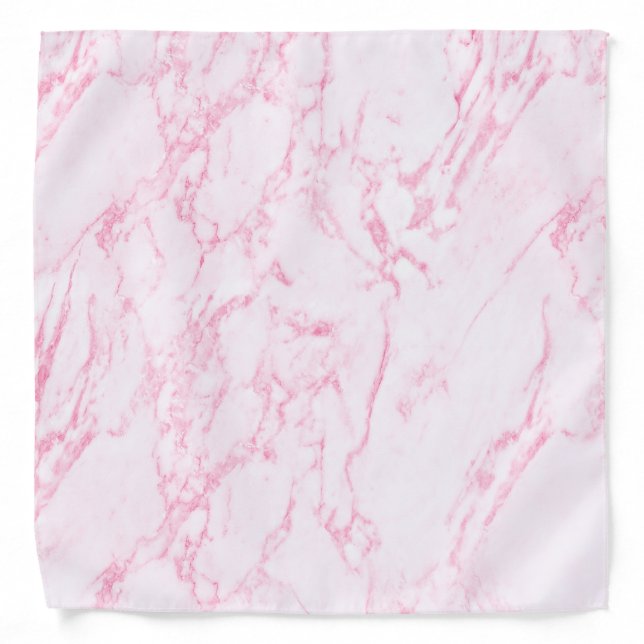 Pink  Marble Bandana (Front)