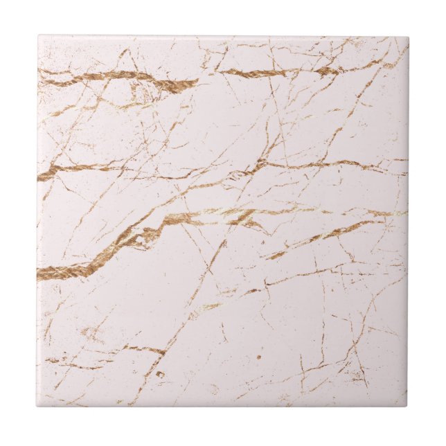 Pink Marble Ceramic Tile (Front)