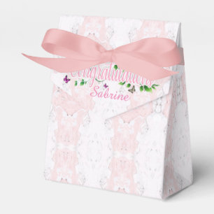 Pink Marble Congratulations Favor Box